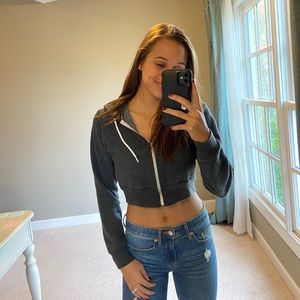 Cropped hoodie